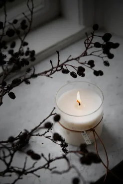 Ernst scented candle in glass with band Ø8 cm, In simplicity