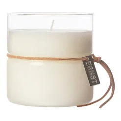 Ernst scented candle in glass with band Ø8 cm, Time to do nothing