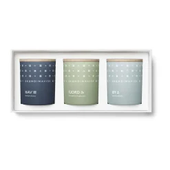 ESCAPE mini scented candle gift set 3 pieces, 65 g