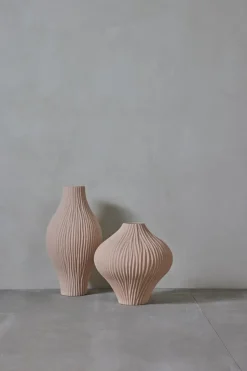 Esmia decorative vase 50 cm, Powder