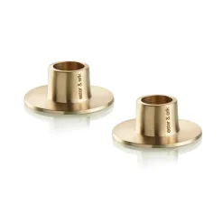 ester & erik candle sticks matte 2-pack, Gold