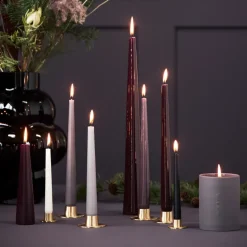 ester & erik candle sticks matte 2-pack, Gold