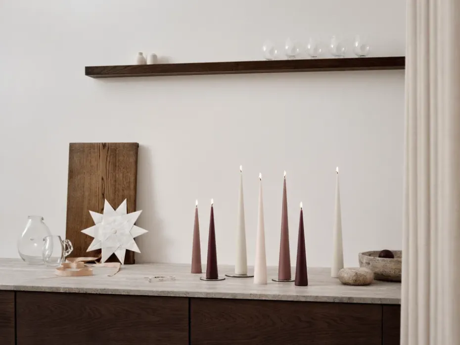 ester & erik chandelier 37 cm 2-pack matte, Winter rose 84