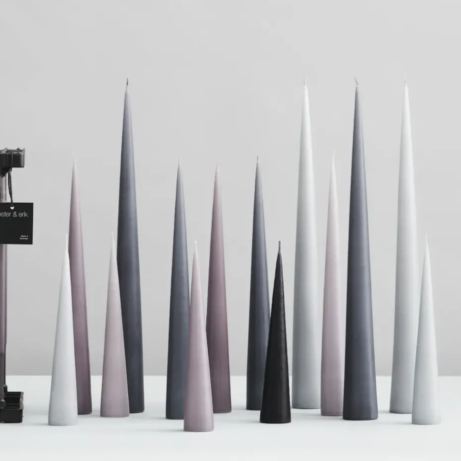 ester & erik chandelier 37 cm 2-pack matte, Dark slate 74