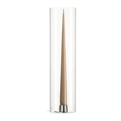 ester & erik cylinder glass hurricane for candle holder, 35 cm