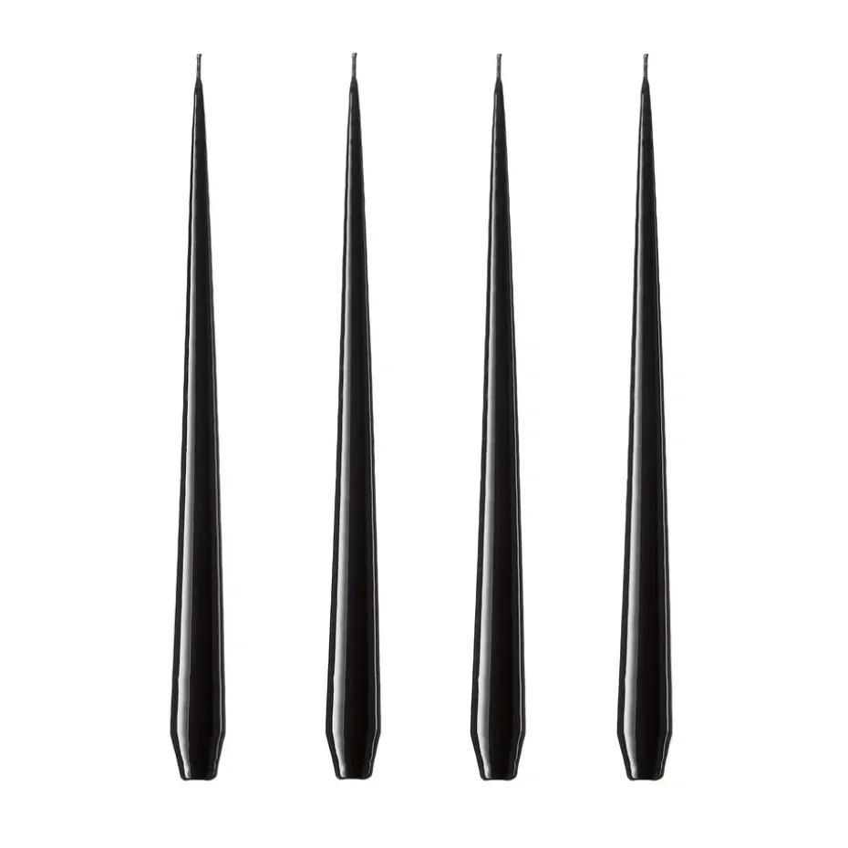 ester & erik light 4-pack lacquered, Raw black, 32 cm