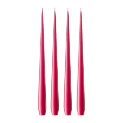 ester & erik light 4-pack lacquered, Deep pink 41/2, 32 cm