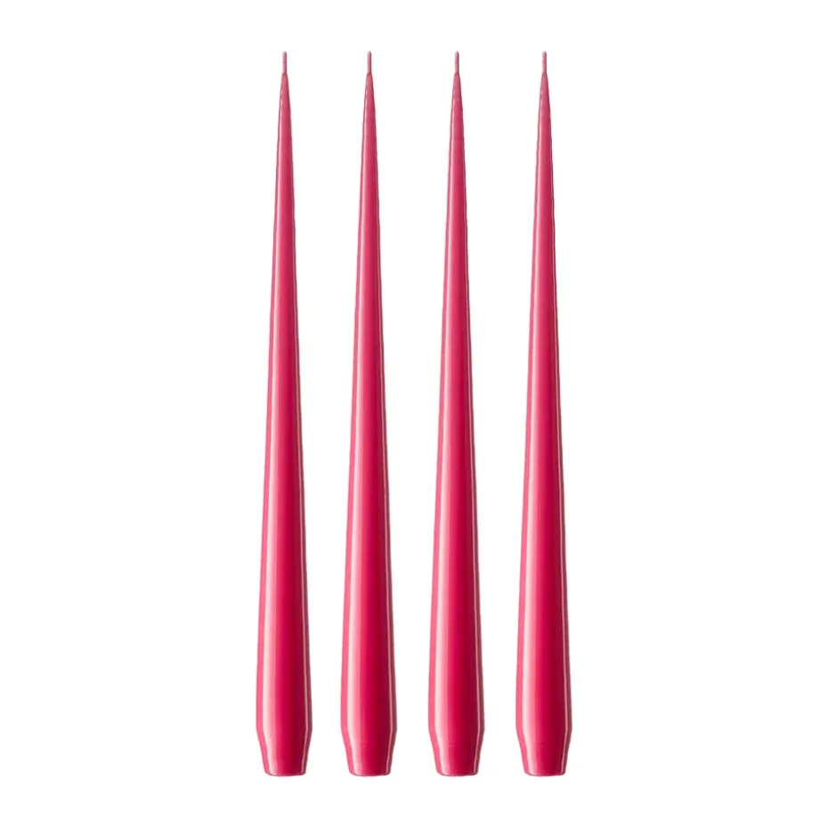 ester & erik light 4-pack lacquered, Deep pink 41/2, 32 cm