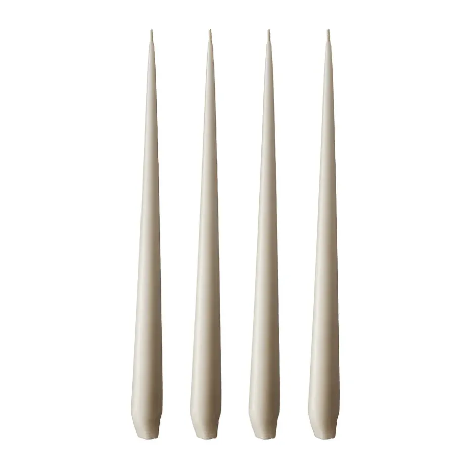 ester & erik light 4-pack matte, linen grey, 42 cm