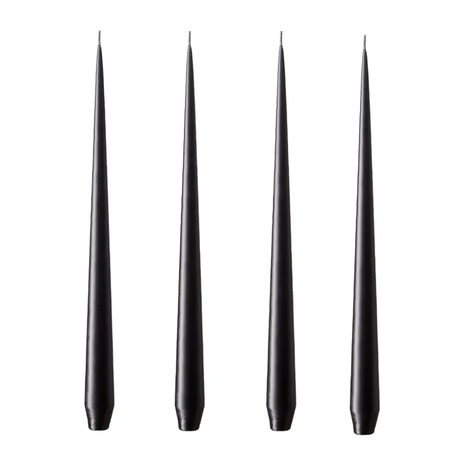 ester & erik light 4-pack matte, raw black, 32 cm