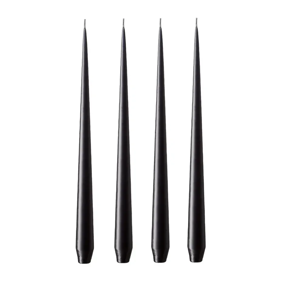 ester & erik light 4-pack matte, raw black, 42 cm