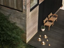 ester & erik outdoor candle holder small Ø16 cm, Gold