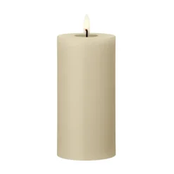 ester & erik pillar candle LED, 14 Pale ginger, 15 cm