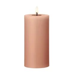 ester & erik pillar candle LED, 20 Rosy caramel, 15 cm