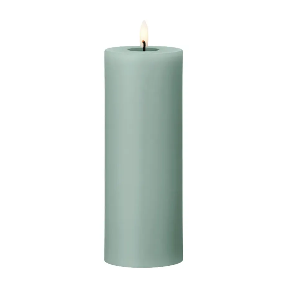 ester & erik pillar candle LED, 67 Jade stone, 20 cm