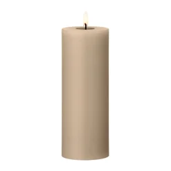 ester & erik pillar candle LED, 18 Nougat Note, 20 cm