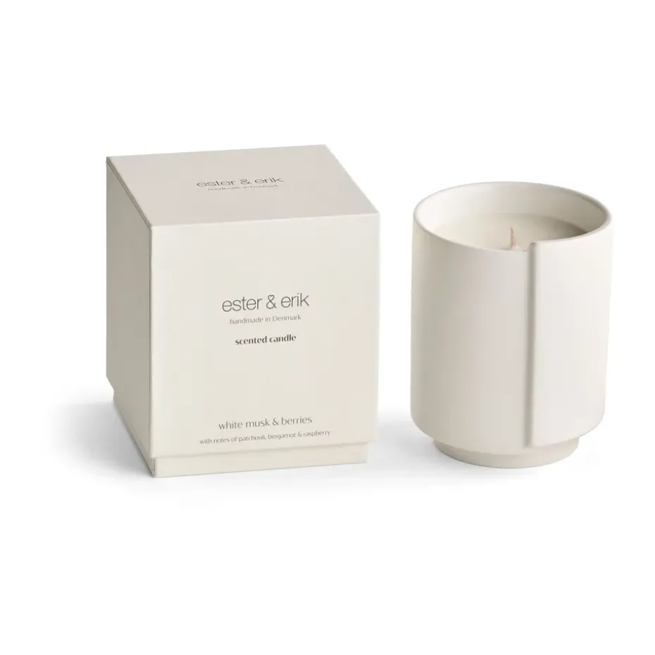 ester & erik scented candles, White musk & berries