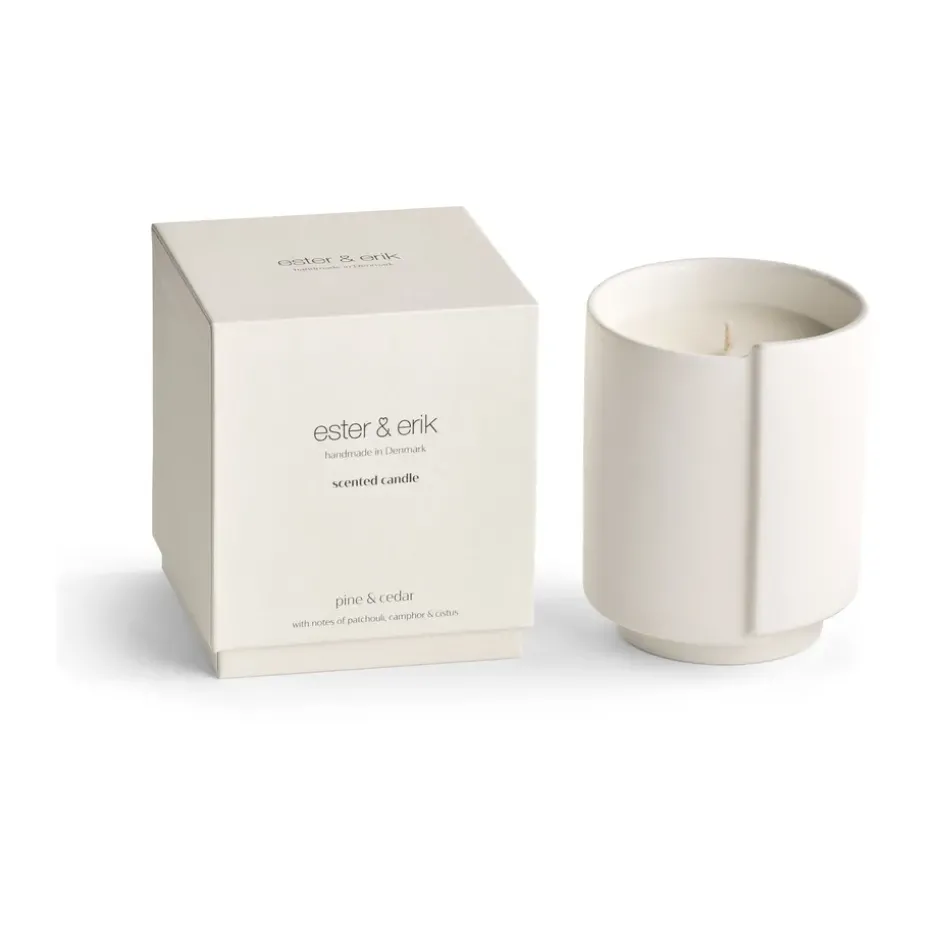ester & erik scented candles, Pine & cedar