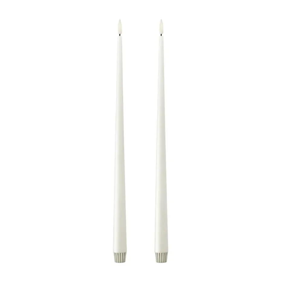 ester & erik taper candle LED 2-pack, 10 Silky, 40 cm