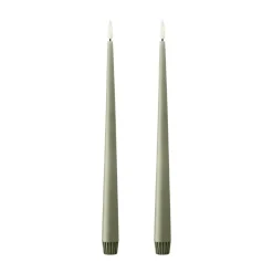 ester & erik taper candle LED 2-pack, 69 Artichoke , 30 cm
