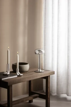 Eva Solo Mellow candleholder 17 cm, Silver