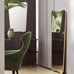 F.A.33 Mirror, Black brass, large