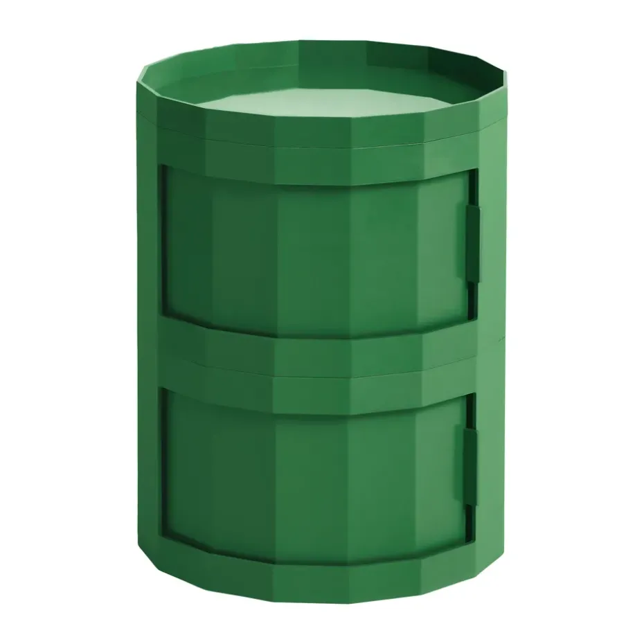 Facet Cabinet 20 side table, Spinach green