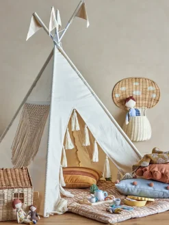 Fardin Teepee Tent 110x110x140 cm, Nature