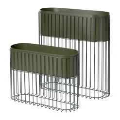 Fenja plant box set, Green