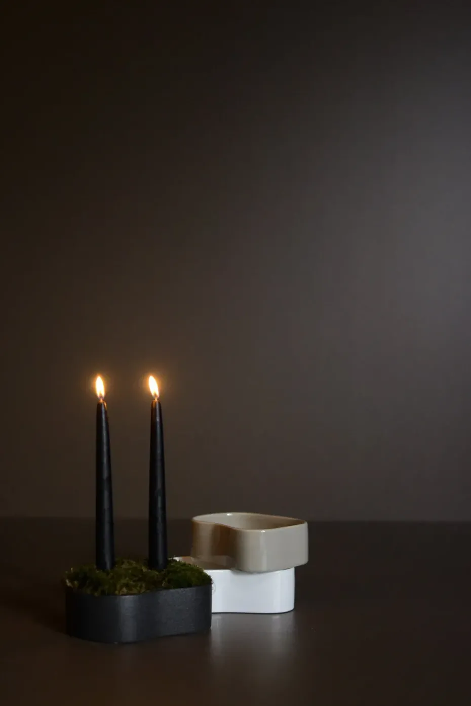 Fill me up candle sticks 15 cm, Cast iron