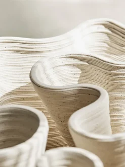 Fiordo vase large, Off-white