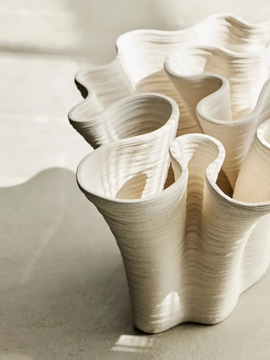 Fiordo vase large, Off-white
