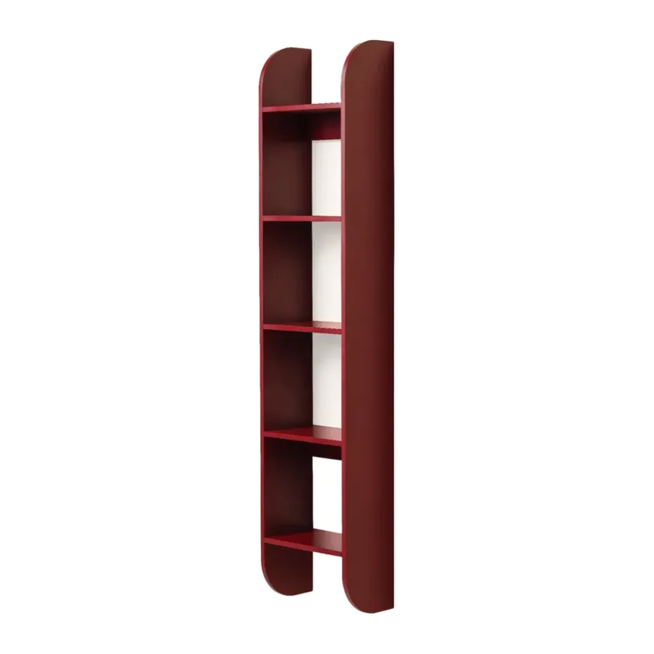 Flaneaur wall shelf 27x128 cm, Burgundy
