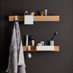 Flex Rail magnetic rail 60 cm, Oak-white