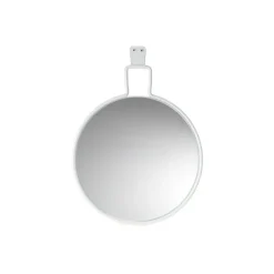 Flora mirror, White, Ø40 cm
