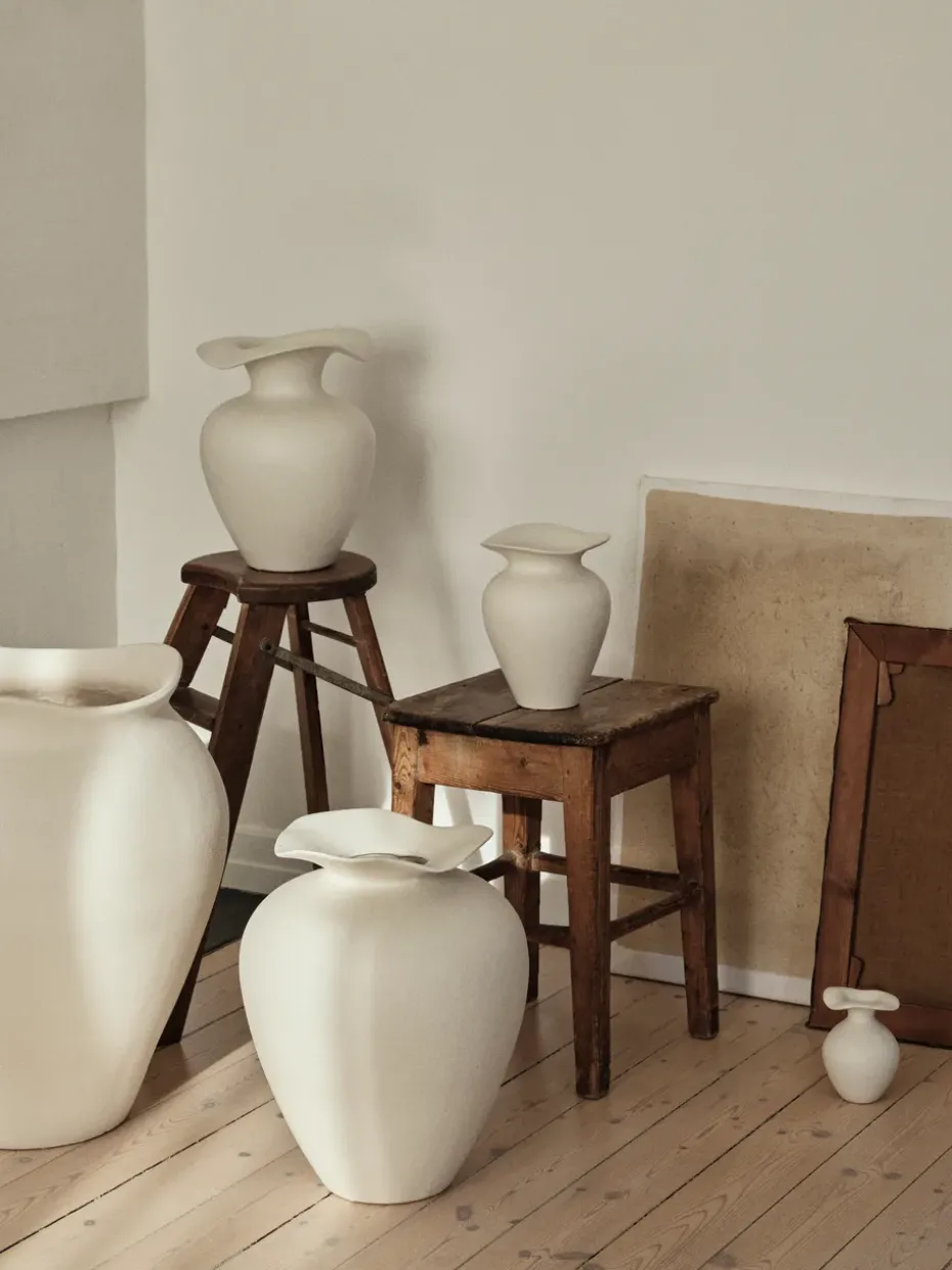 Florentina vase M 32 cm, White