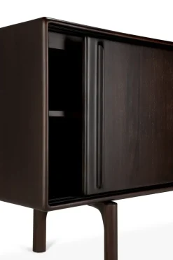 Flow sideboard, Rose brown mahogany, 224x82 cm