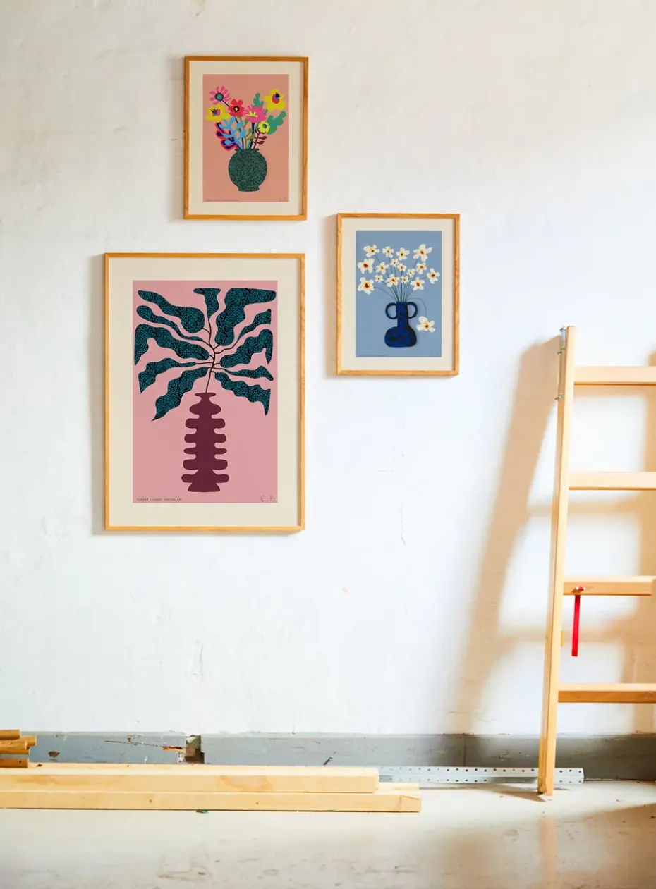 Flower Studies 02 (Sommar) poster, 30x40 cm