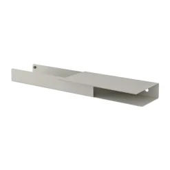 Folded platform shelf 62x5.4 cm, Grey
