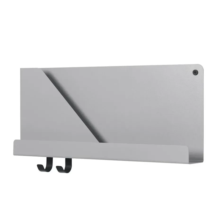 Folded shelf small, Grey
