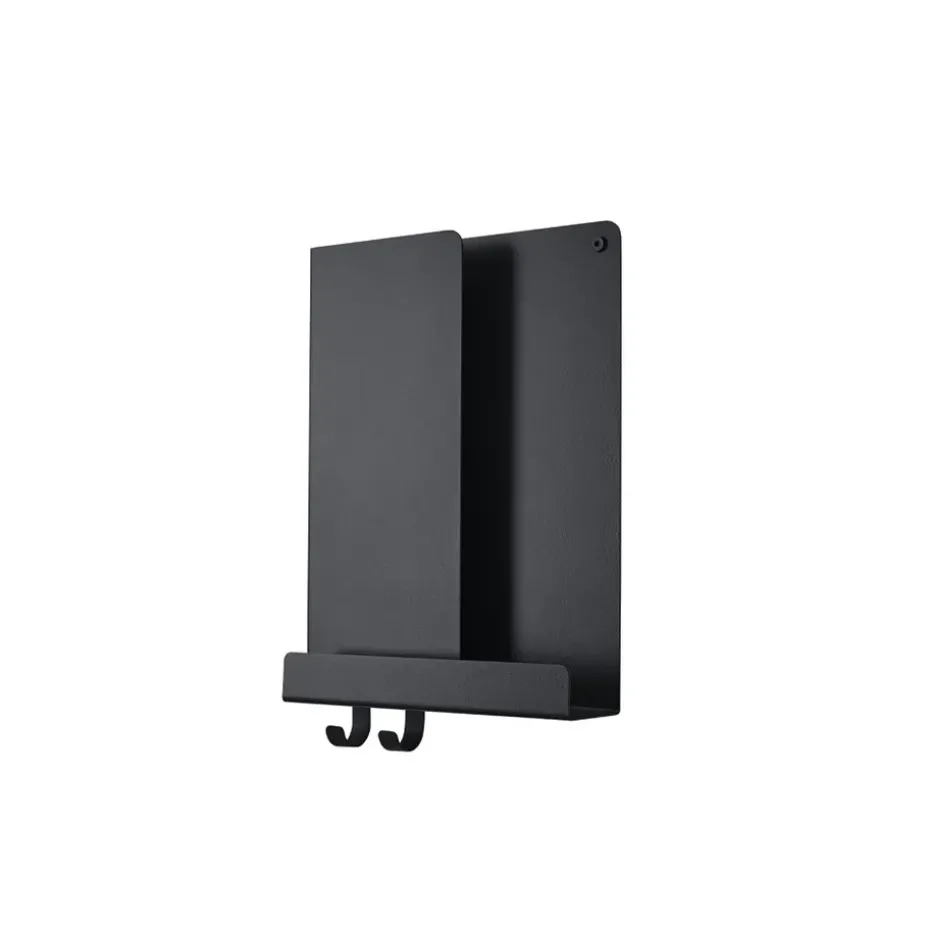 Folded shelf 29.5x40 cm, Black