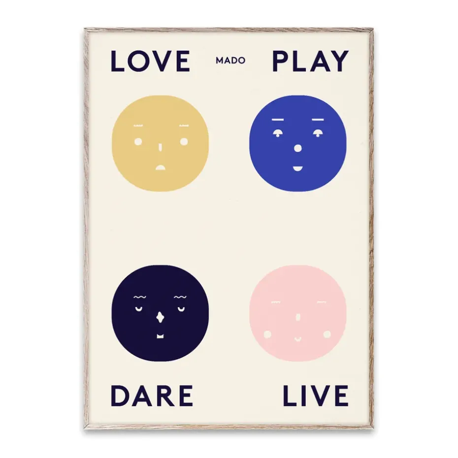 Four Feelings poster, 50x70 cm