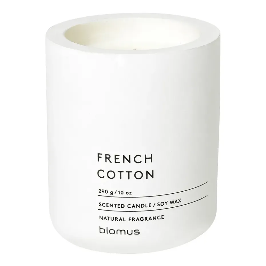 Fraga scented candles 55 hours, French Cotton-Lily White