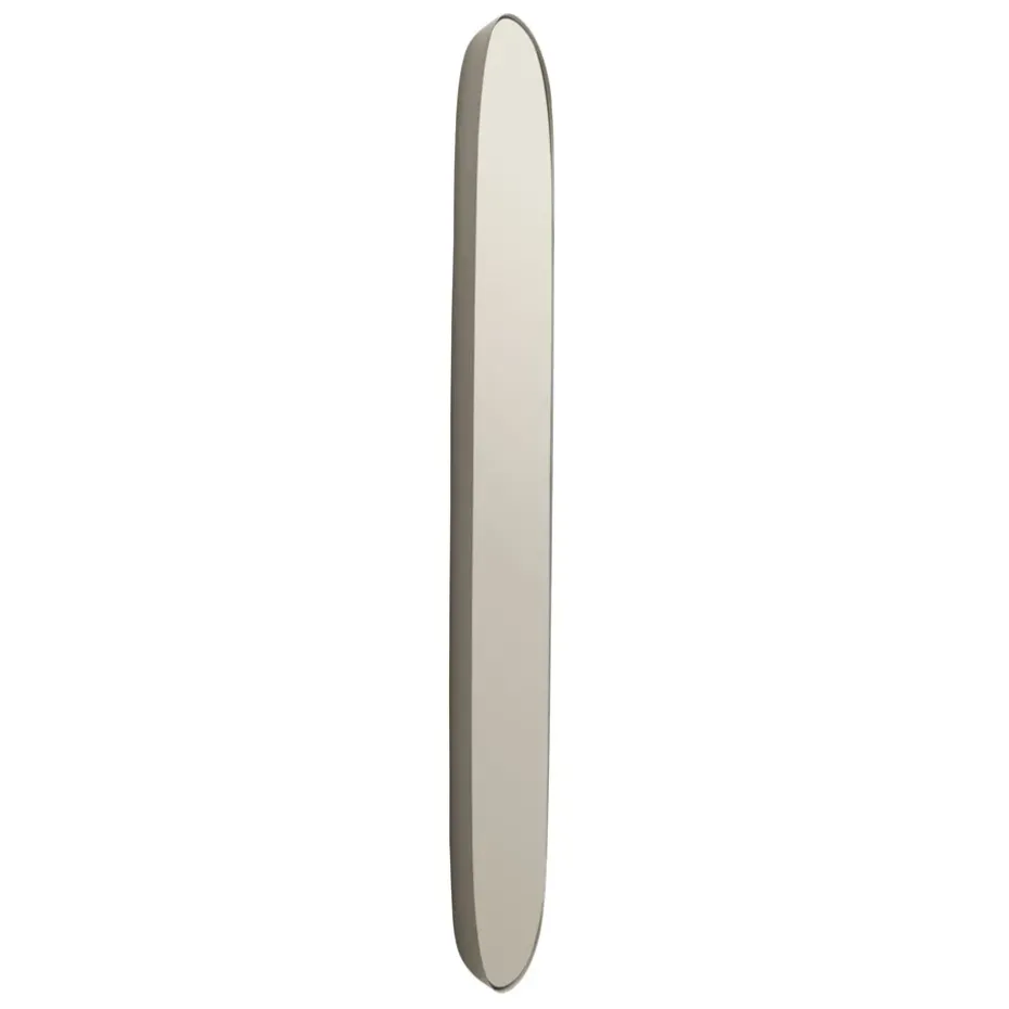 Framed mirror large, Taupe-taupe, 118x44,5