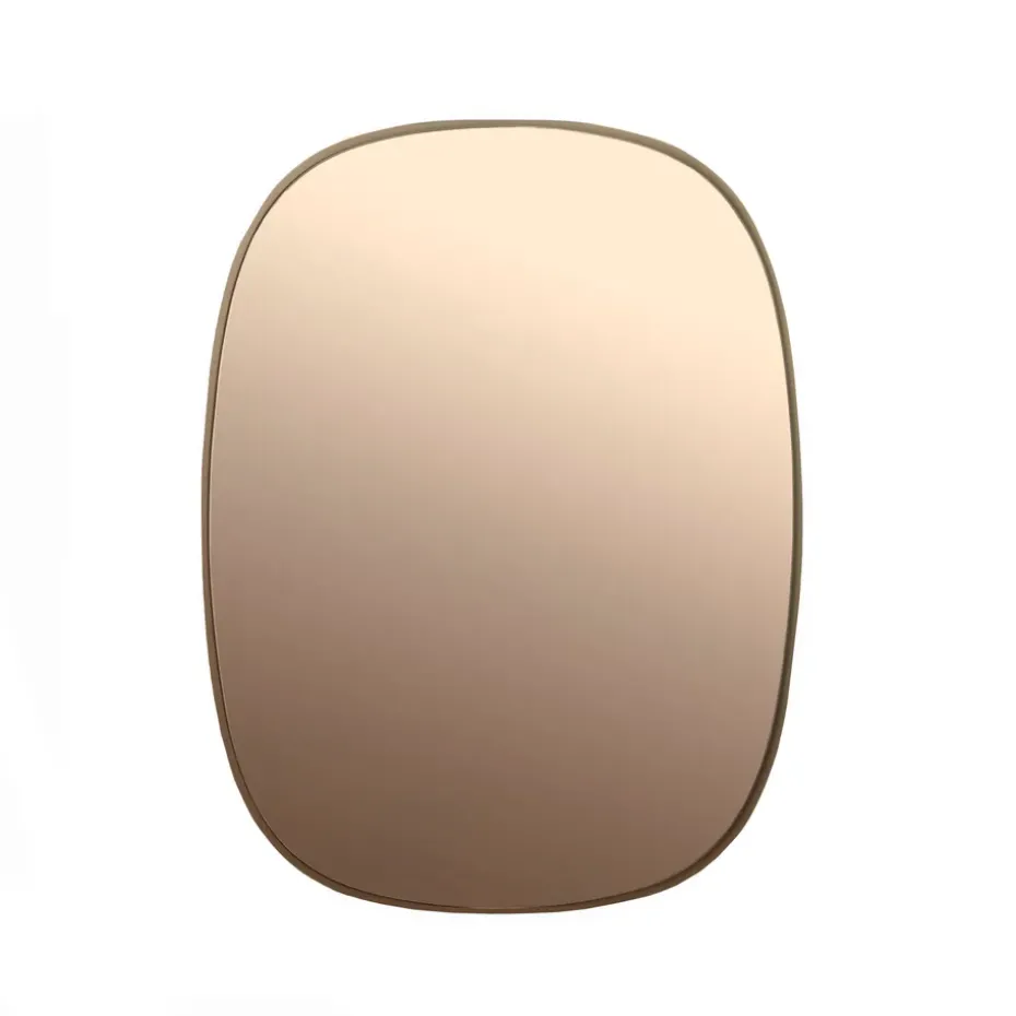 Framed mirror, Pink, 59x44 cm