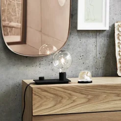Framed mirror, Pink, 59x44 cm