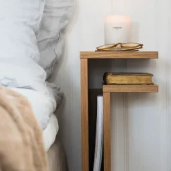 F-shelf wall shelf oak, shelf right