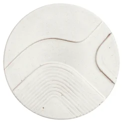 Gaia wall decoration Ø26 cm, Oyster