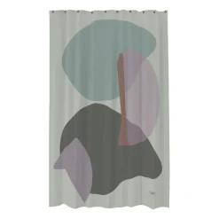 Gallery shower curtain 150x200 cm, Frost green