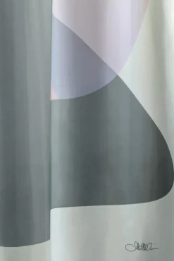 Gallery shower curtain 150x200 cm, Frost green